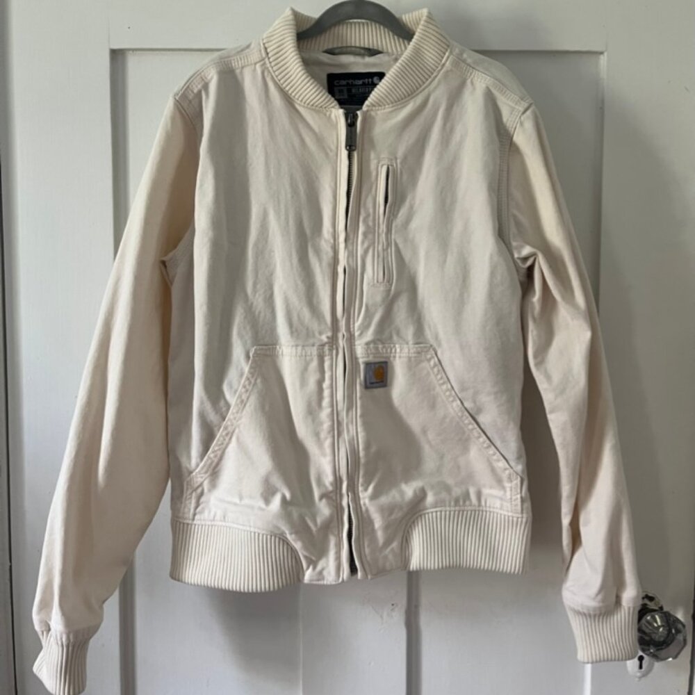 Carhartt canvas bomber jacket